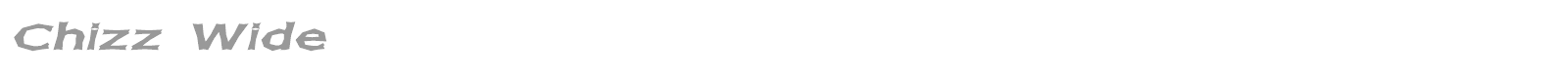 Chizz font preview