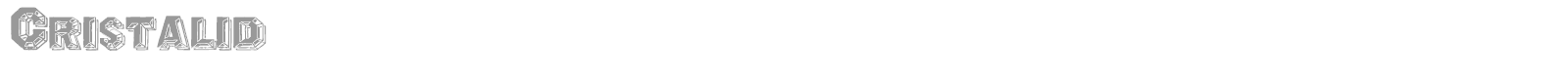 Cristalid font preview