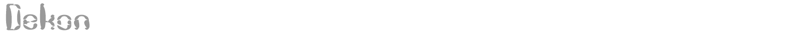 Dekon font preview