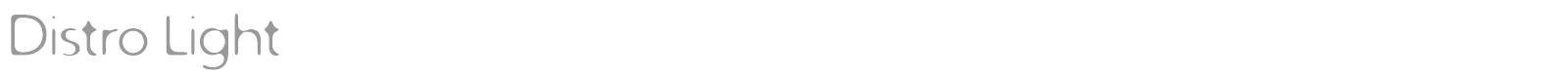 Distro font preview