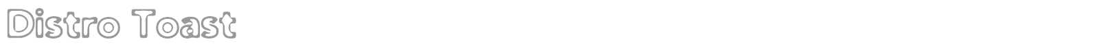 Distro font preview