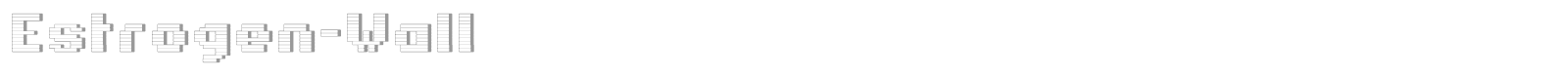 Estrogen font preview