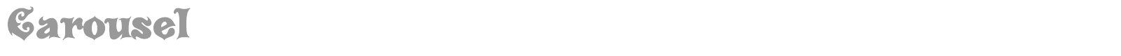 Carousel font preview