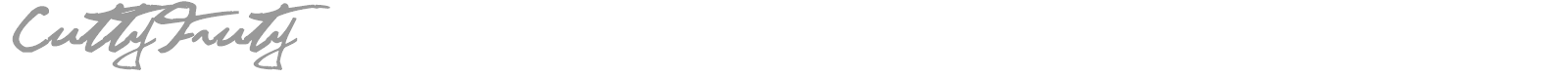 Cutty Fruty font preview