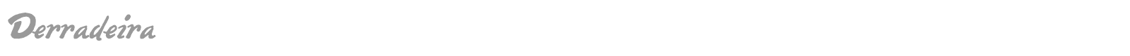 Derradeira font preview