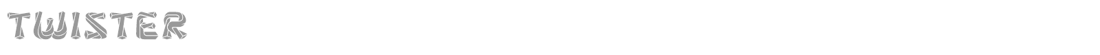 Twister font preview