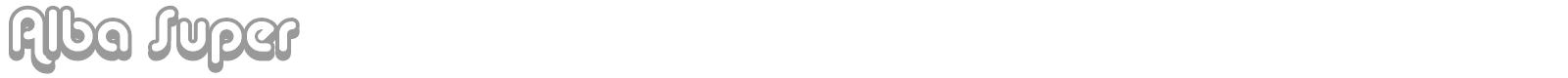 Alba font preview