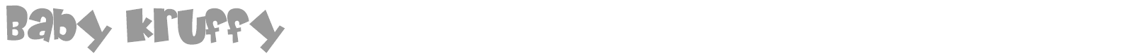 Baby Kruffy font preview