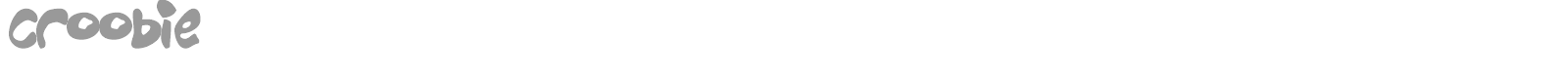 Croobie font preview