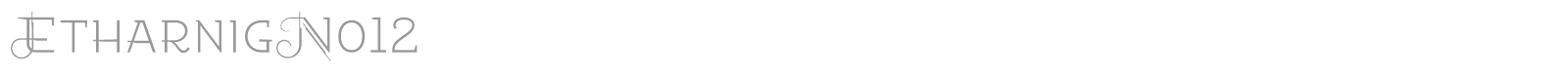 Etharnig SC font preview