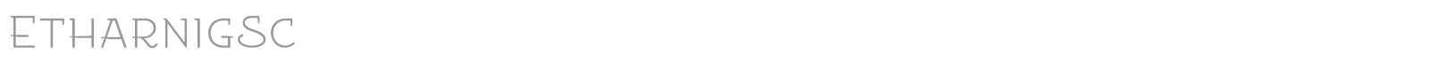 Etharnig SC font preview
