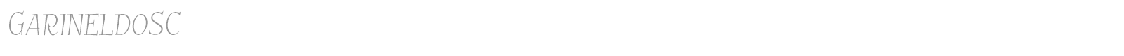 Garineldo SC font preview