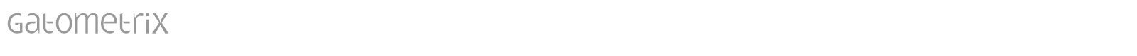 Gatometrix font preview