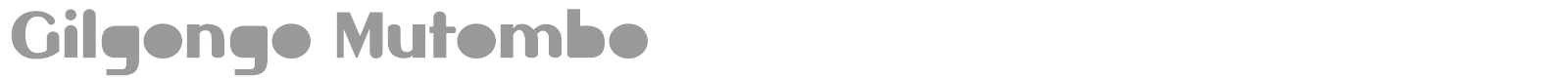 Gilgongo font preview