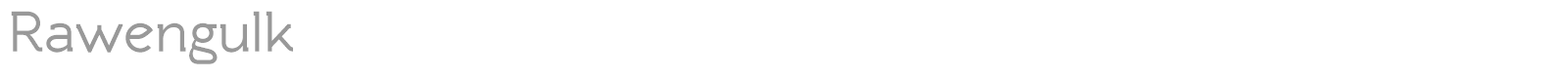 Rawengulk font preview