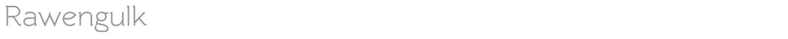 Rawengulk font preview