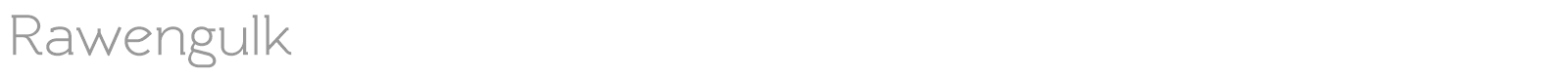Rawengulk font preview