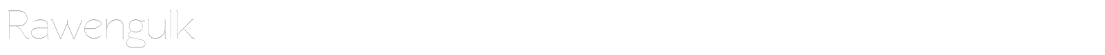 Rawengulk font preview
