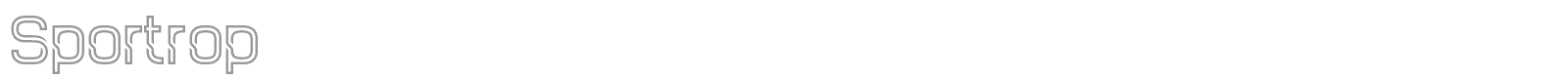 Sportrop font preview