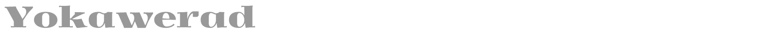 Yokawerad font preview