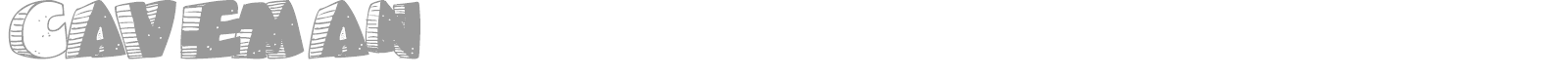 Caveman font preview