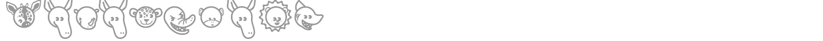 Garanimals font preview