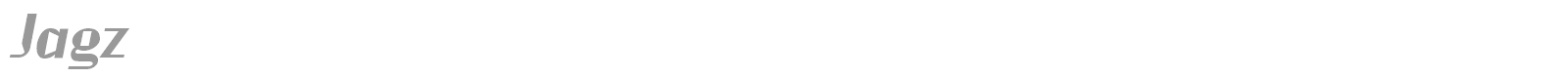 Jagz font preview