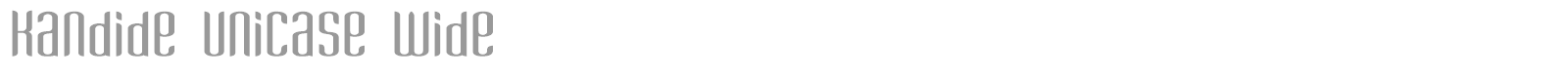 Kandide font preview