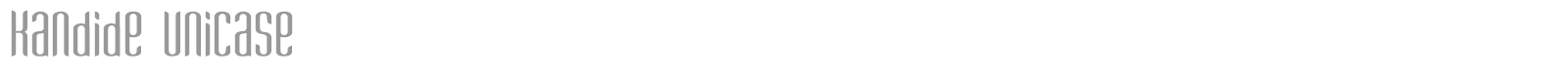Kandide font preview
