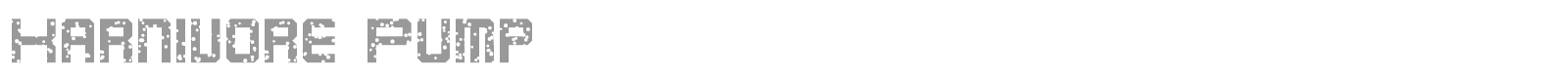 Karnivore font preview