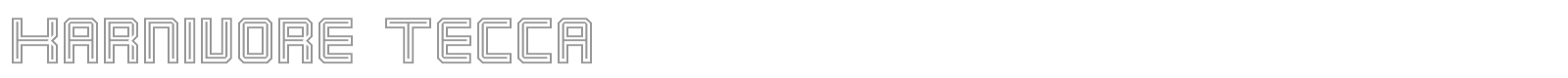 Karnivore font preview