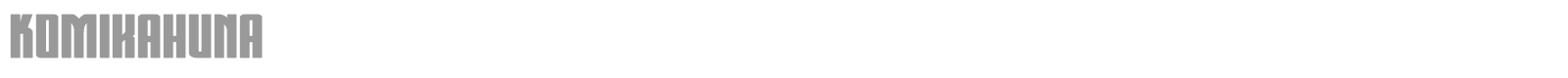Komikahuna font preview