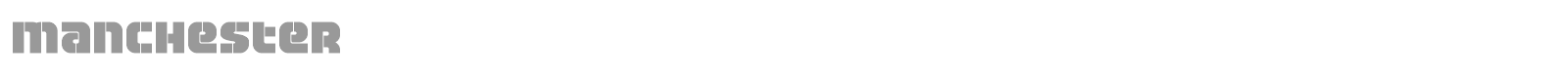Manchester font preview