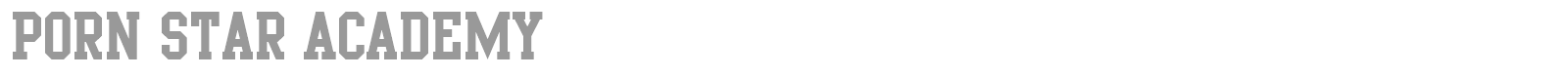 Porn Star Academy font preview