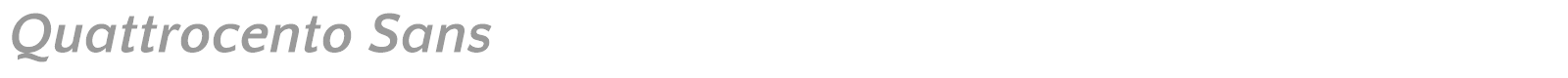 Quattrocento Sans font preview