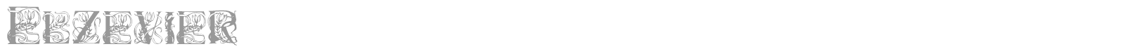 Elzevier font preview