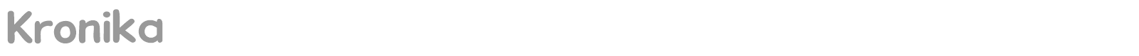 Kronika font preview