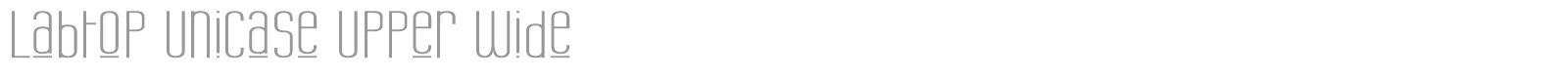 Labtop Unicase font preview