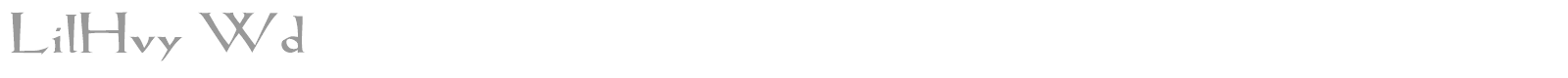 Lilith Family font preview