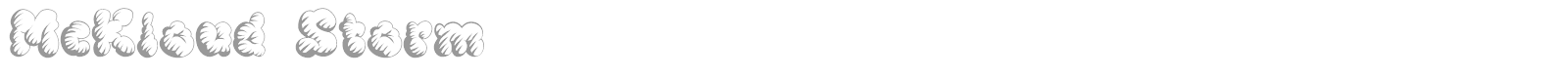 McKloud font preview