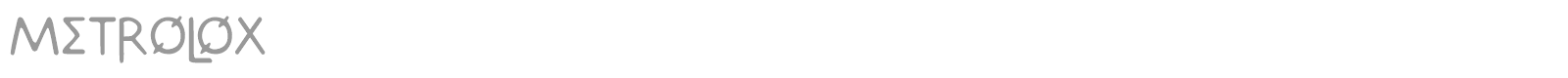 Metrolox font preview