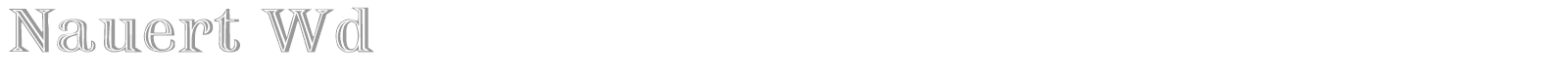 Nauert Family font preview