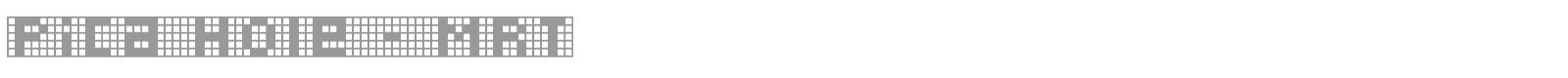 Picahole font preview