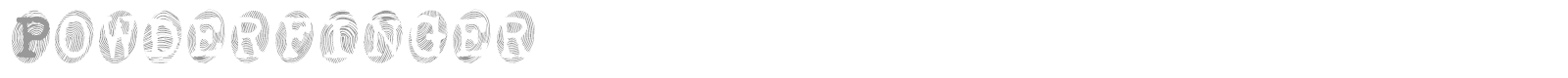 Powder Finger font preview