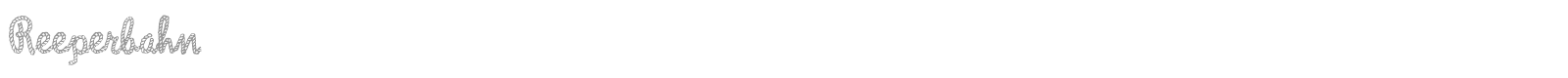 Reeperbahn font preview