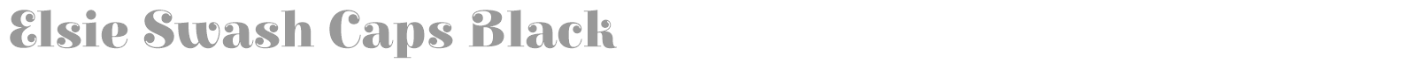 Elsie font preview