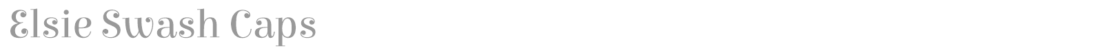 Elsie font preview