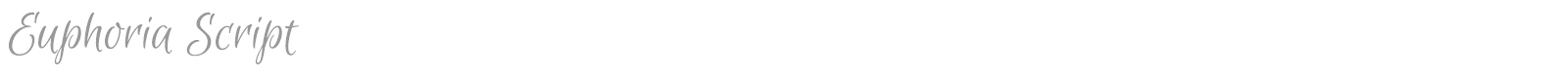 Euphoria Script font preview