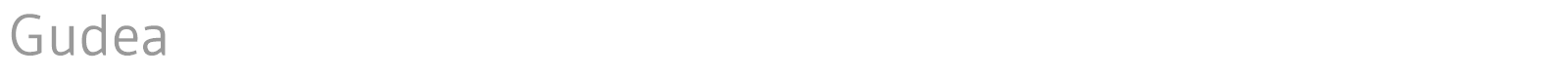 Gudea font preview