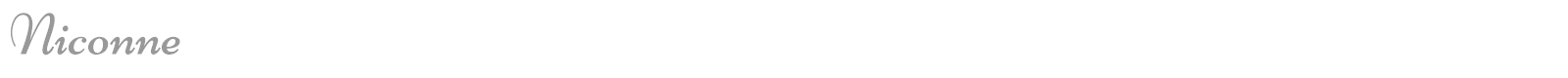 Niconne font preview